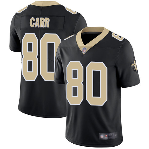 Men New Orleans Saints Limited Black Austin Carr Home Jersey NFL Football #80 Vapor Untouchable Jersey